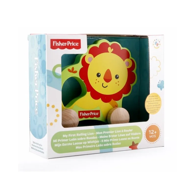 Mon Premier Lion A Tirer En Bois LION_FISHERPRICE - miniature 2 - Zenkaa