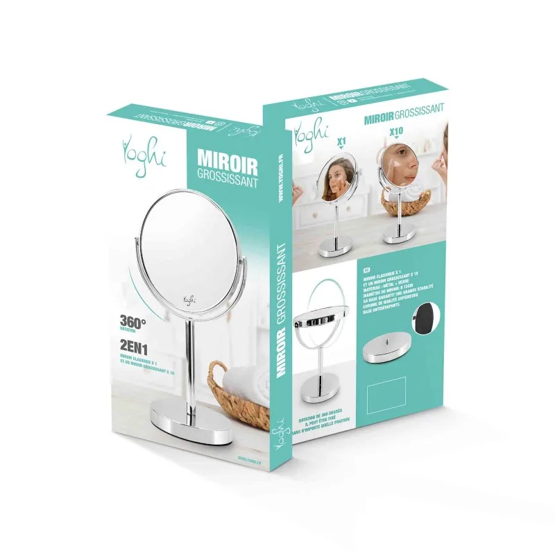 Yoghi MRR3 – Miroir grossissant x10 double face 360° Ø 15 cm - miniature 6 - Zenkaa