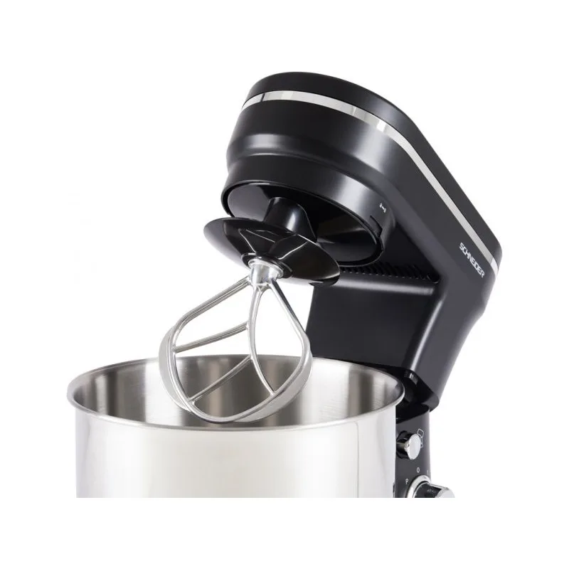 Robot pâtissier noir 5l SCFP2512B SCHNEIDER - miniature 6 - Zenkaa