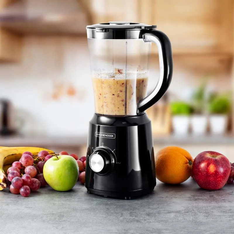 Blender 1.5L avec 2 lames inox B5TURBO noir Kitchencook - miniature 3 - Zenkaa