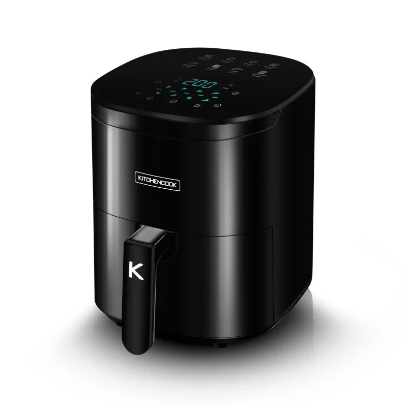 KitchenCook - AIRMED6 - Noir - Friteuse sans huile - 6,5 L - 1400 W - miniature 3 - Zenkaa