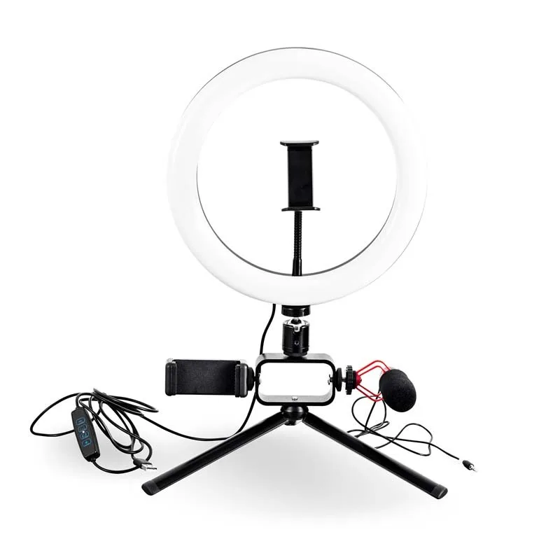 Trépied vlogging et livestreaming avec LED et microphone VLOG 350 Wi Light - miniature 5 - Zenkaa