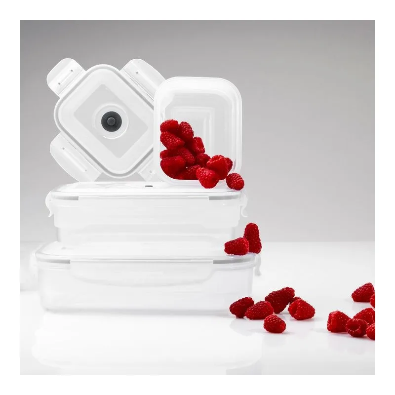 Compactor ACC922 - Lot de 3 boîtes alimentaires sous vide avec pompe - miniature 3 - Zenkaa