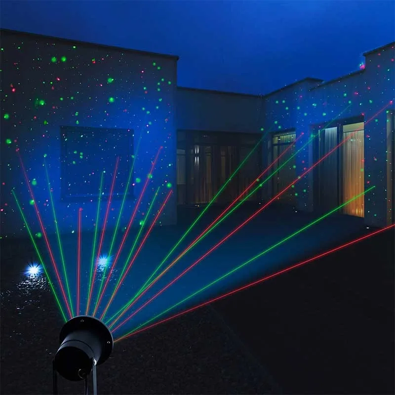 Projecteur laser rouge/ vert / bleu LED LASER200 Wi-Light - miniature 2 - Zenkaa