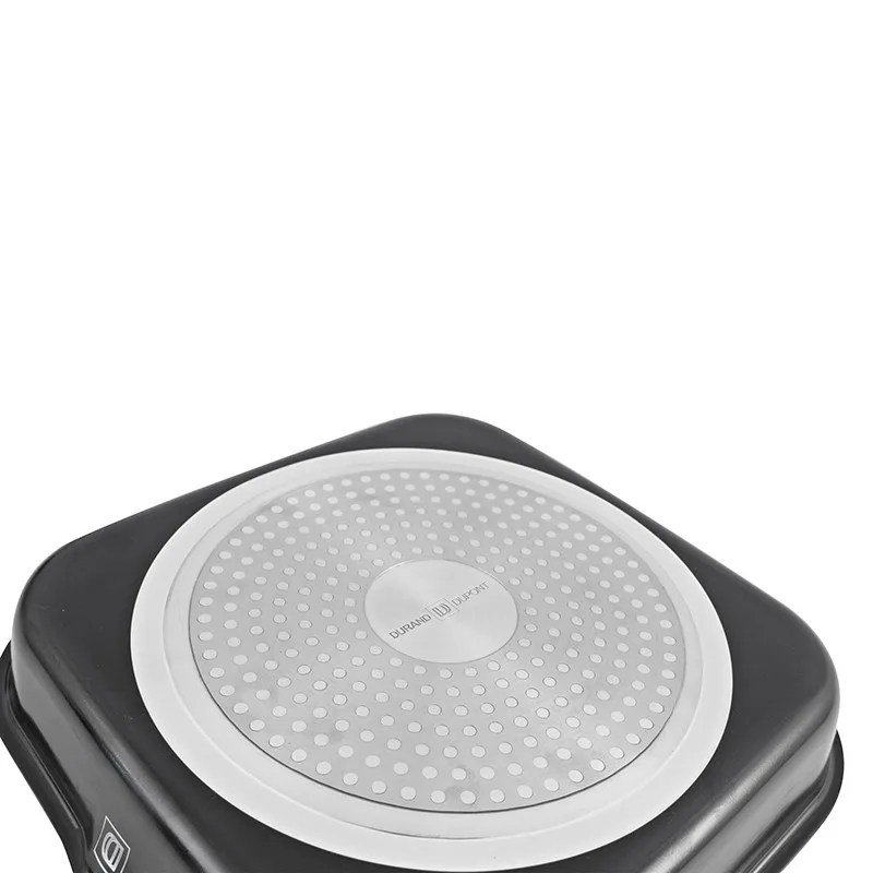 Grill aluminium anti adhésif 24cm TFI GENESIS noir Durand Dupont - miniature 2 - Zenkaa