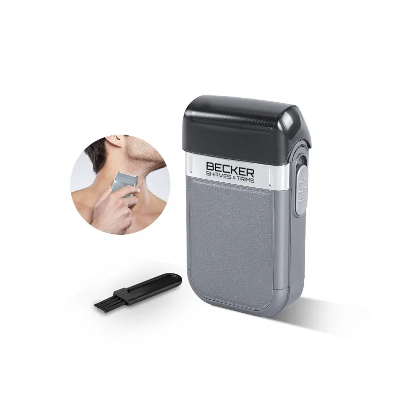 Rasoir sans fil gris 3 W 35 mm Shave X Grey Becker - miniature 6 - Zenkaa