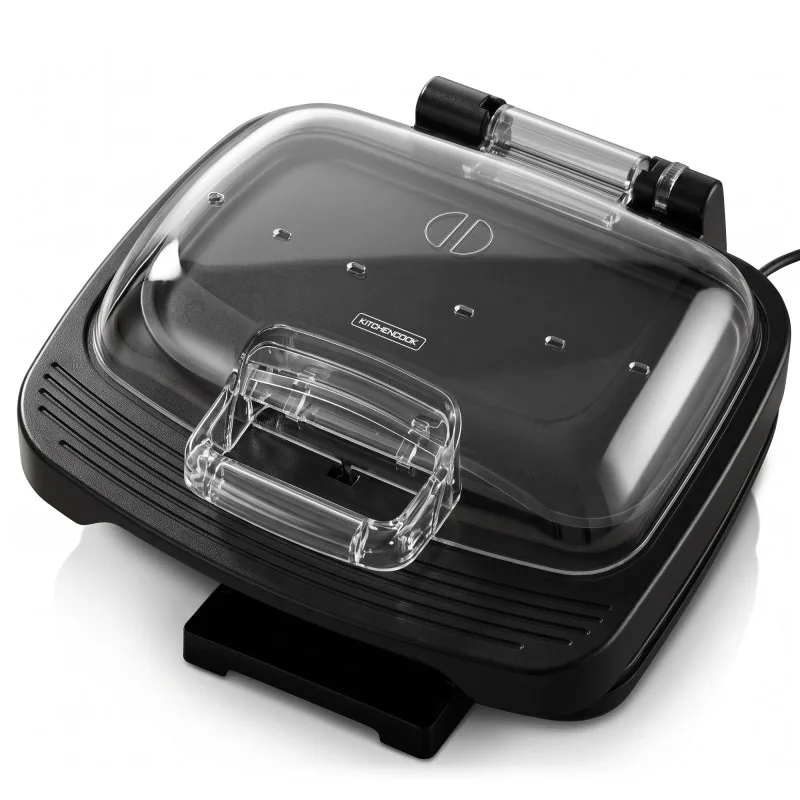 Kitchencook - KBURGER - Grill à hamburgers - 1000 W - Double plaque - miniature 6 - Zenkaa
