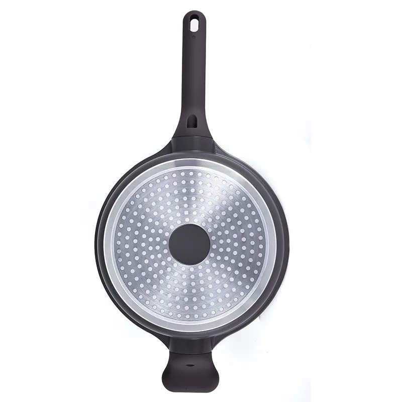 Sauteuse 28 Cm En Fonte D'aluminium Avec Couvercle SYCAMORE ST28TFI - miniature 5 - Zenkaa