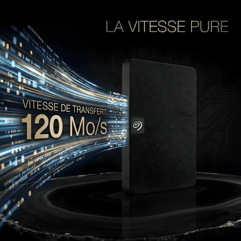 Seagate - STKM4000400 - Noir - Disque dur externe 2.5" - 4 To - USB 3.0 - miniature 2 - Zenkaa