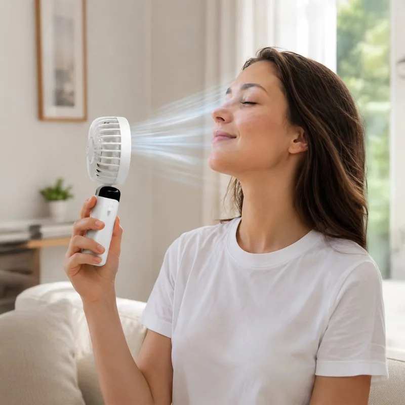 Mini Ventilateur Portable Pliable Sans Fil - miniature 3 - Zenkaa