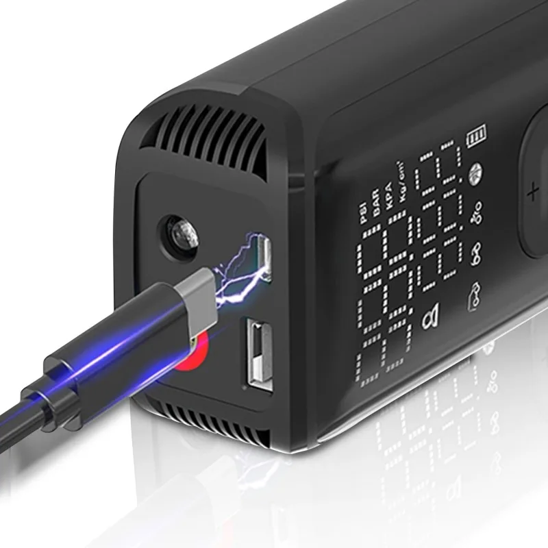 Vortex- AIR SAVER - Compresseur d’air portatif - Powerbank intégrée - Lampe torche LED - 150 PSI - miniature 5 - Zenkaa