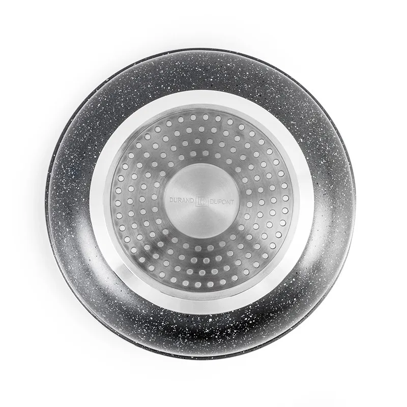 Wok aluminium anti adhésif 24cm TFI GENESIS gris Durand Dupont - miniature 2 - Zenkaa