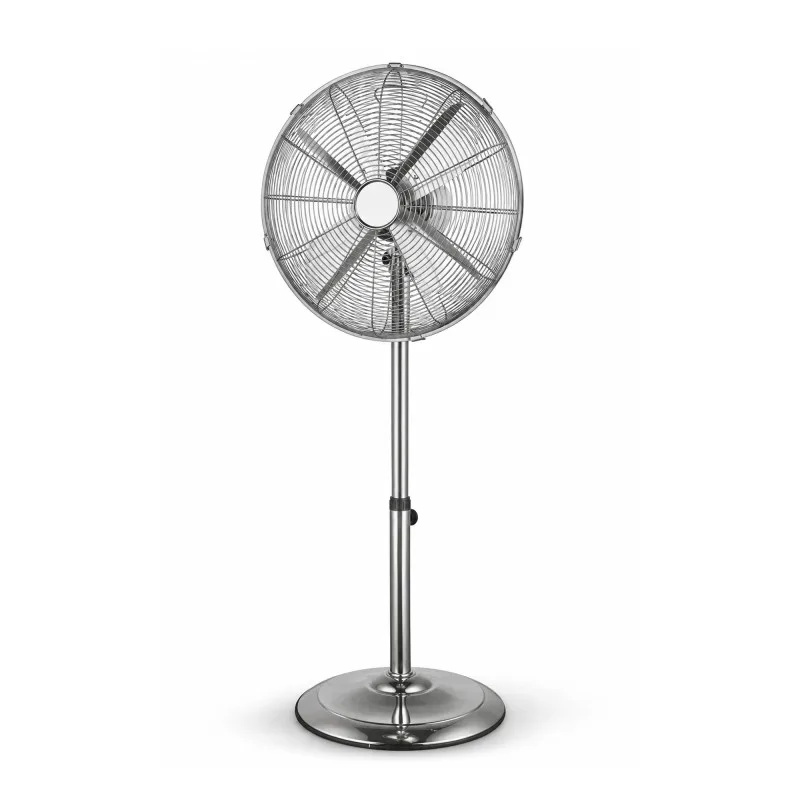 Ventilateur sur Pied Rétro en Métal 40 cm – Gris 50W - miniature 3 - Zenkaa