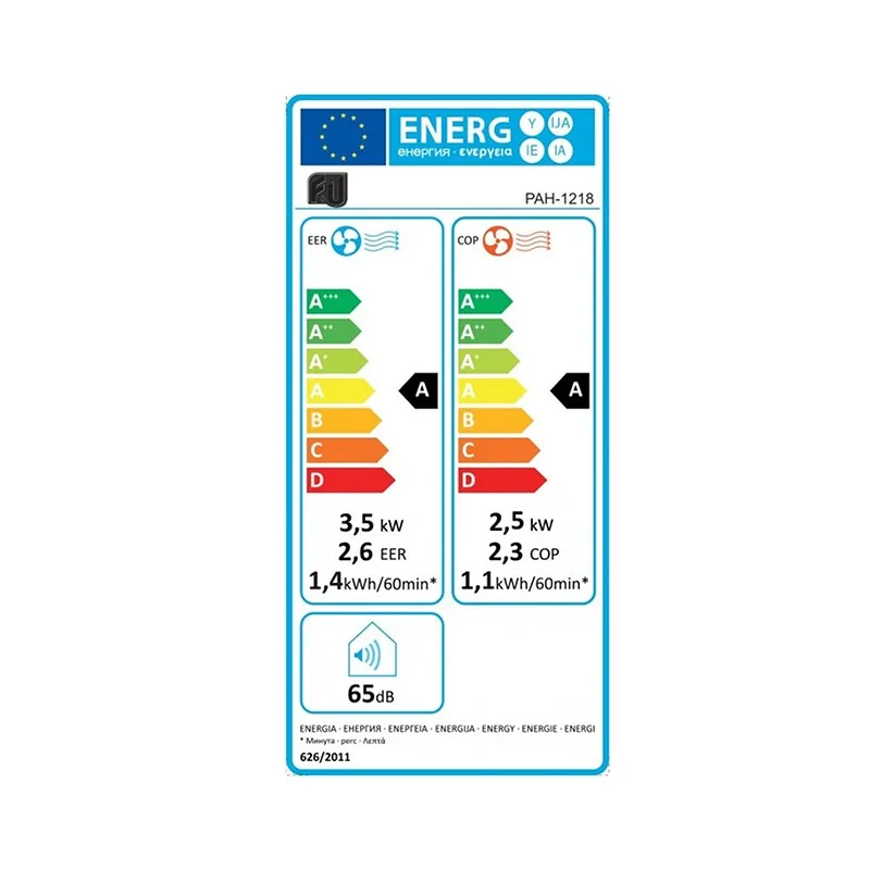 Climatiseur mobile 4 en 1 - 12 000 BTU - Chauffage - Déshumidificateur - miniature 6 - Zenkaa