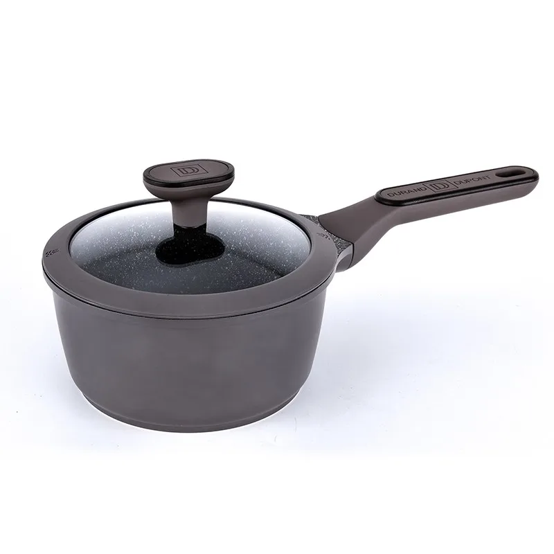CASSEROLE 18 CM EN FONTE D'ALUMINIUM AVEC COUVERCLE SYCAMORE CAS18TFI DE KITCHENCOOK - miniature 4 - Zenkaa