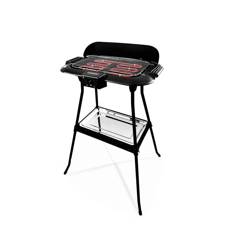 Kitchencook - XBBQ 36 - Barbecue électrique sur pieds - 2000 W - Thermostat réglable - miniature 6 - Zenkaa