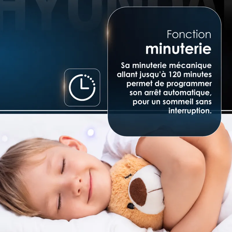 Hyundai - HYBF30B - Noir - Ventilateur Box Fan - Minuteur 2 h - 3 vitesses - miniature 5 - Zenkaa