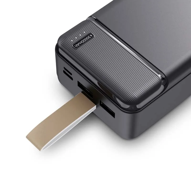 BATTERIE EXTERNE NOIRE 30000 mAh POWERHUB30 BLACK VORTEX - miniature 4 - Zenkaa