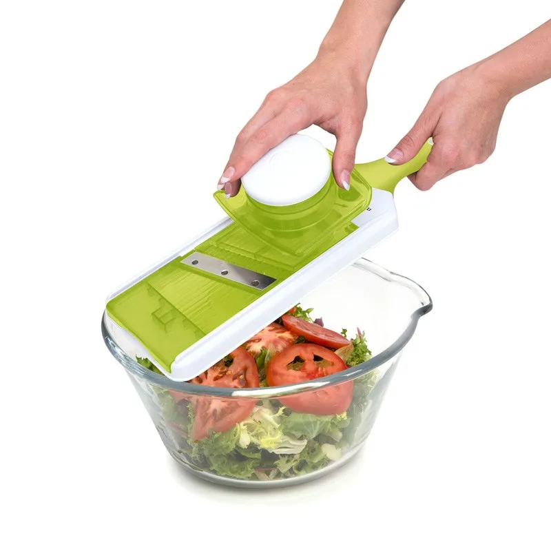 Cook'Art - SLICY_EXPRESS - Vert - Mandoline ajustable 4 en 1 - Récipient 1,5 L - Sans BPA - miniature 4 - Zenkaa