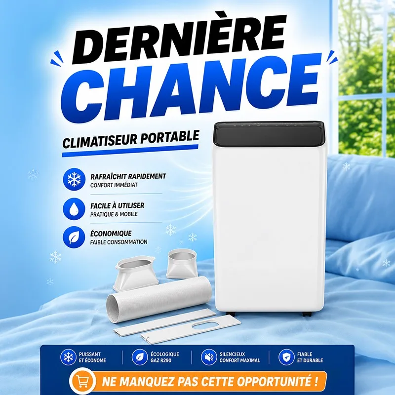 Climatiseur portable réversible 12000 BTU - Refroidissement & Chauffage - miniature 2 - Zenkaa