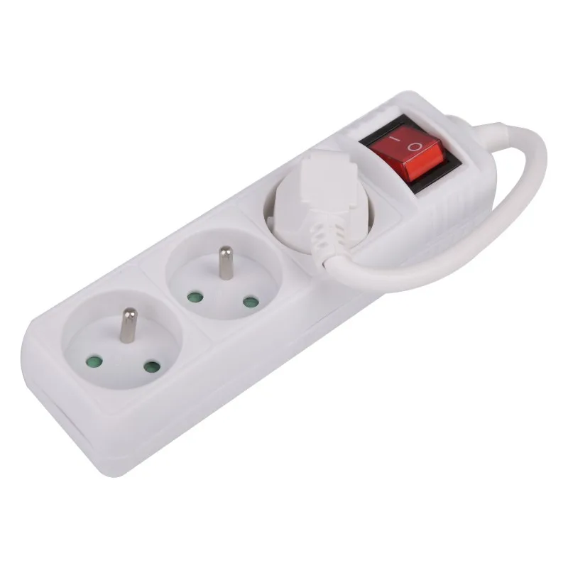 Lot de 3 Multiprises blanche 3 prises avec protection FNB 03K X3 de la marque Pullman - miniature 2 - Zenkaa
