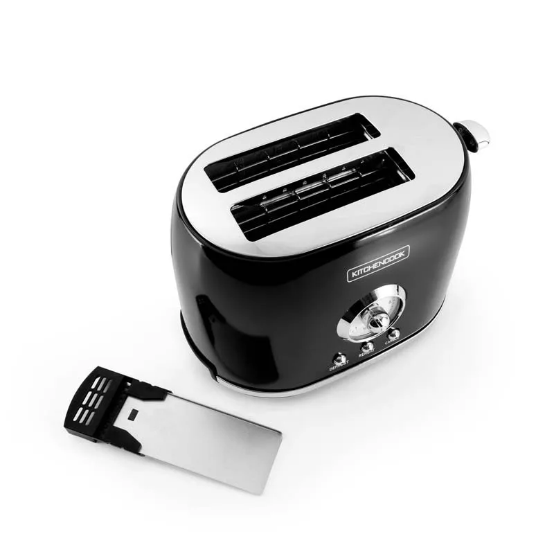 Grille pain style rétro double fentes RETRO TOAST noir Kitchencook - Reconditionné - miniature 7 - Zenkaa
