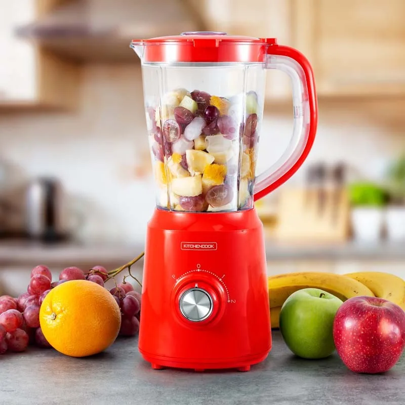 Blender 1.5L avec 2 lames inox B5TURBO rouge Kitchencook - miniature 2 - Zenkaa