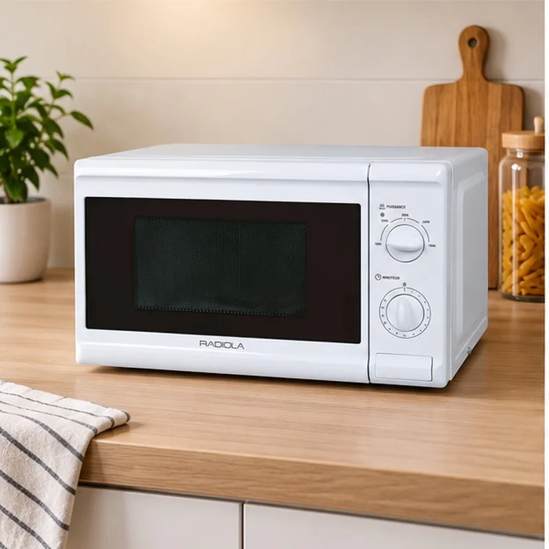 Radiola - RAMW2120SMW - Blanc - Micro-ondes 20 L - 700 W - 2 cadrans mécaniques - miniature 4 - Zenkaa