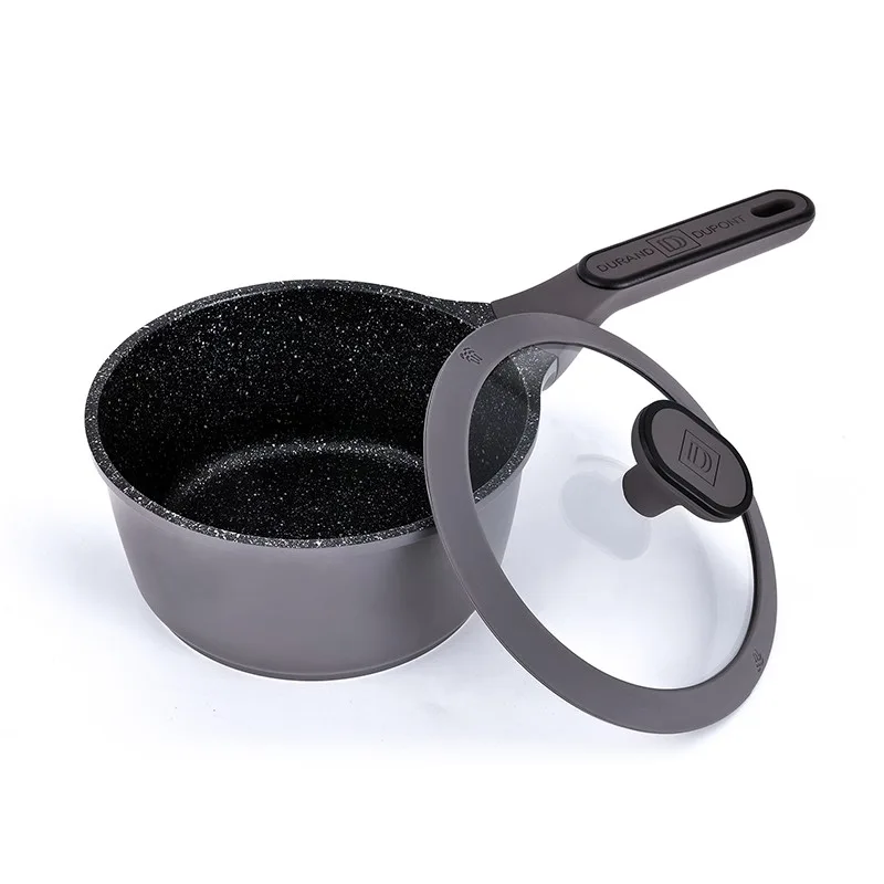 CASSEROLE 18 CM EN FONTE D'ALUMINIUM AVEC COUVERCLE SYCAMORE CAS18TFI DE KITCHENCOOK - miniature 2 - Zenkaa