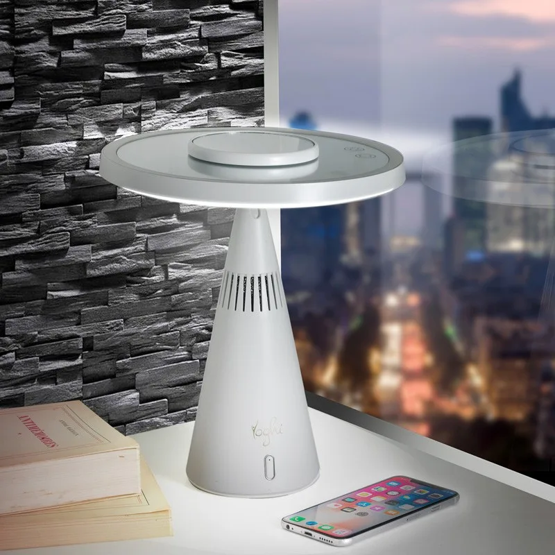 Yoghi - BE WHITE - Miroir 3en1 avec lumière LED et enceinte bluetooth - miniature 5 - Zenkaa