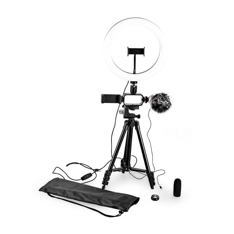 Trépied Vlogging Kit Avec Anneau Lumineux Livestreaming VLOG 550 - Reconditionné - miniature 2 - Zenkaa