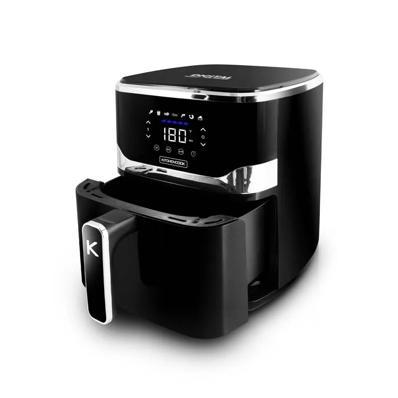 KitchenCook - AIRMED55 - Noir - Friteuse sans huile - 5,5 L - 1400 W - miniature 3 - Zenkaa