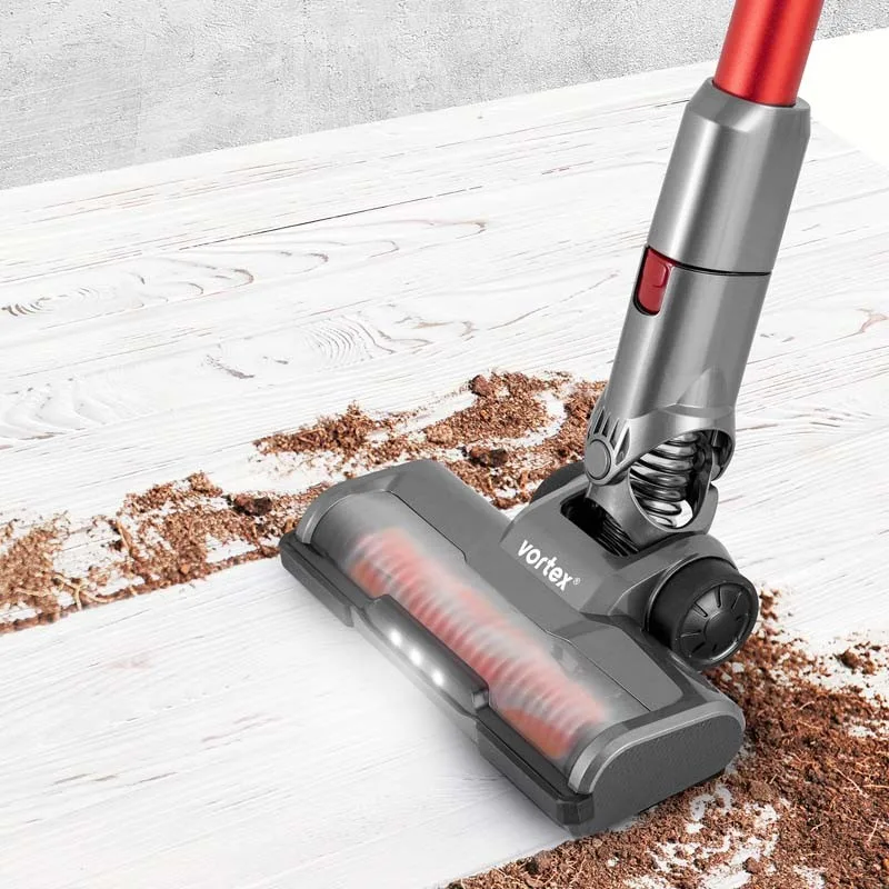 Vortex - Aspirateur balai cyclonique 2 en 1 - 130w - Filtre Hepa - Autonomie(35min) - Lumière Led - Indicateur de batterie - miniature 7 - Zenkaa