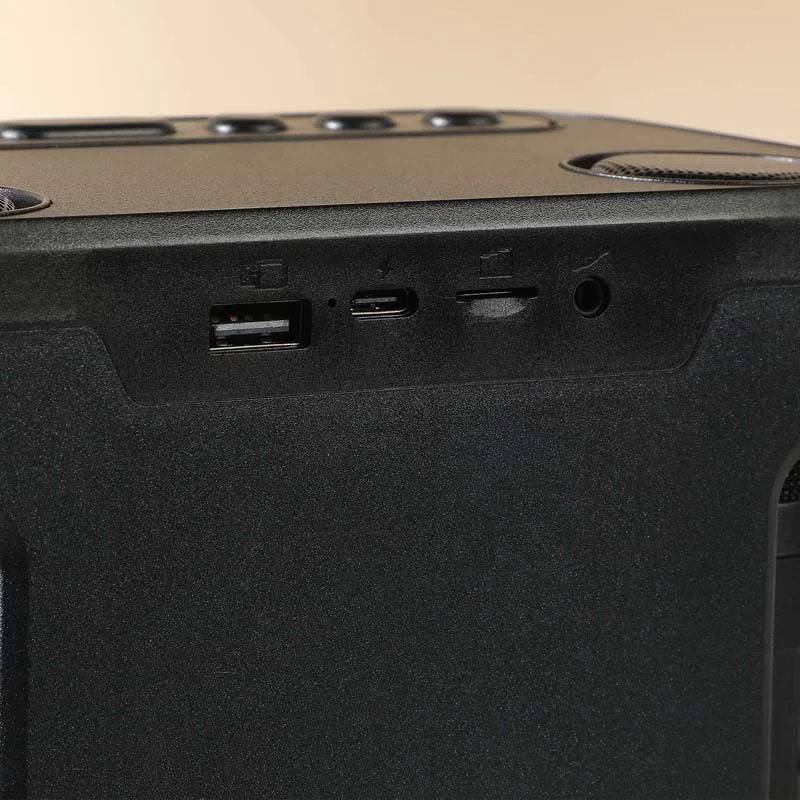 ENCEINTE KARAOKÉ DBE50 BLACK DYNABASS - miniature 5 - Zenkaa