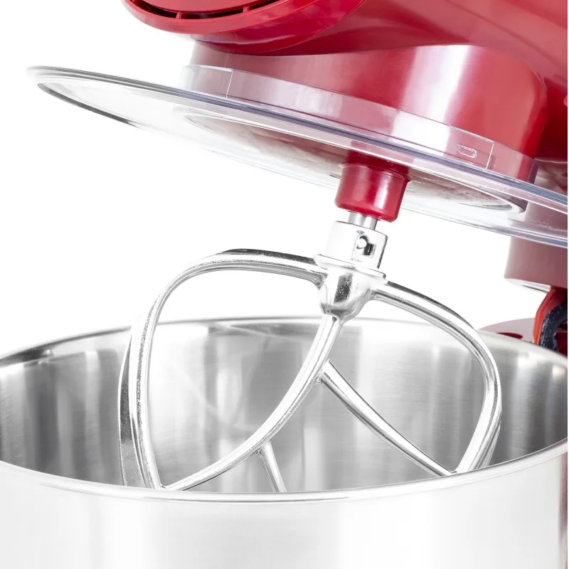 Kitchencook - Robot pâtissier AK80_RED_V2 - 1000 W 5 L - Kit pâtisserie - miniature 6 - Zenkaa