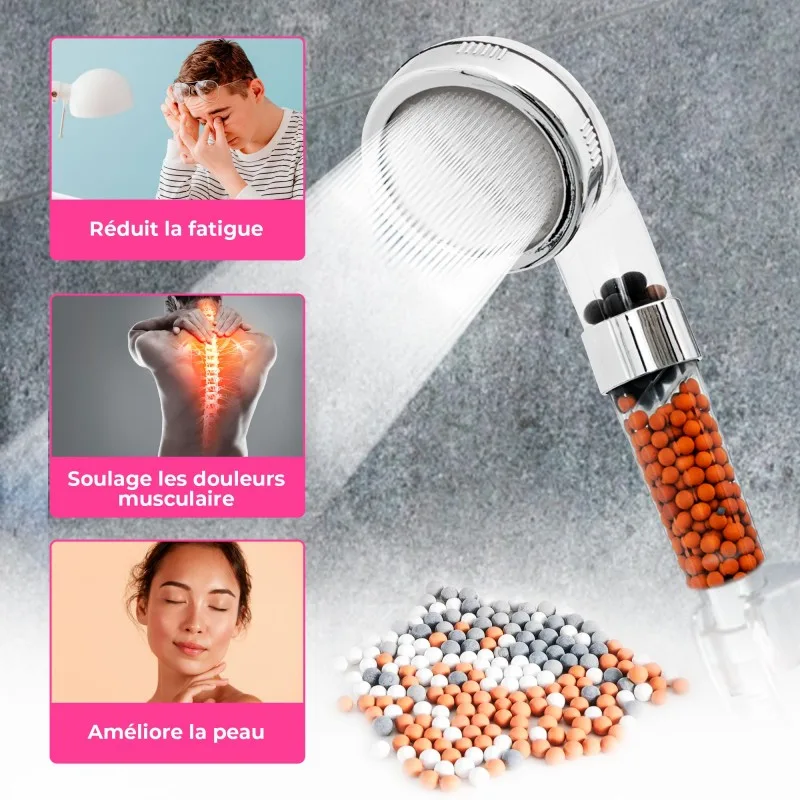 POMMEAU DE DOUCHE ECOFILTER DE YOGHI - miniature 5 - Zenkaa