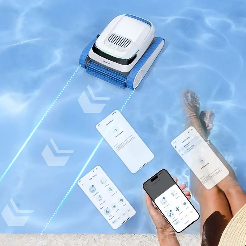 Thomson - SUBMARINE Y - Robot nettoyeur piscine - Fond parois ligne d’eau - Nettoyage complet - miniature 10 - Zenkaa
