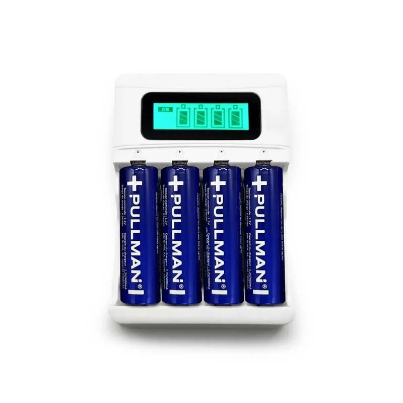Pack avec Chargeur et Piles Rechargeables POWERSET AA de Pullman - miniature 7 - Zenkaa