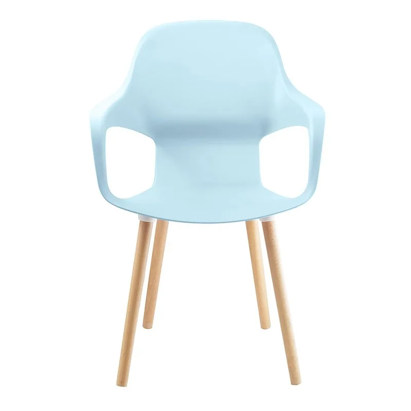 Gasoline - ITALIA - Fauteuil design polypropylène et bois - Stable - Hauteur assise 43 cm - Zenkaa