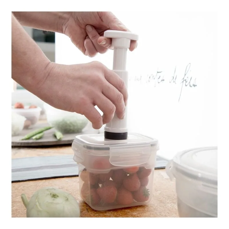 Compactor ACC922 - Lot de 3 boîtes alimentaires sous vide avec pompe - miniature 2 - Zenkaa
