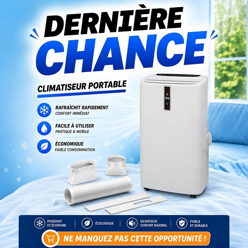 Climatiseur mobile 4 en 1 - 12 000 BTU - Chauffage - Déshumidificateur - miniature 2 - Zenkaa