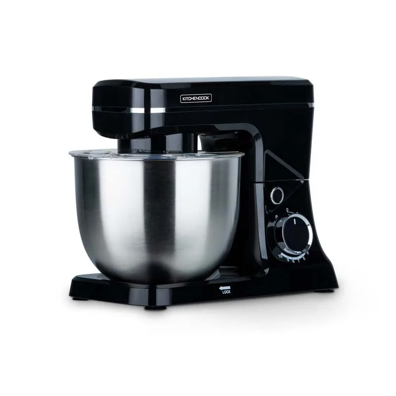 Kitchencook- Robot pâtissier Noir 6L 1500W inox ROBOMIX - miniature 5 - Zenkaa