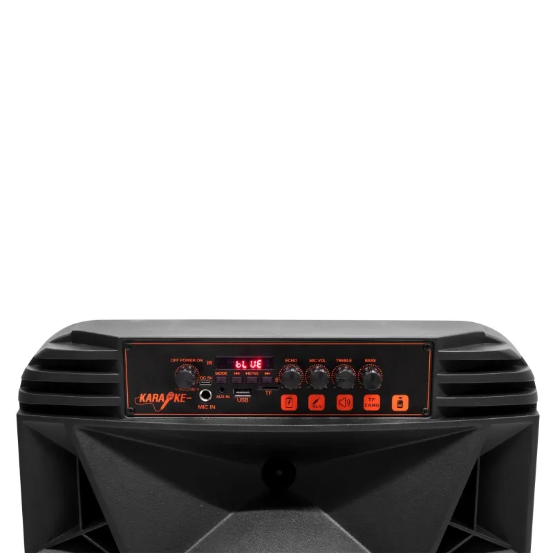 Dynabass - BOOMLED X - Enceinte karaoké portable - 2 micros et télécommande - Bluetooth - LED RGB - miniature 6 - Zenkaa