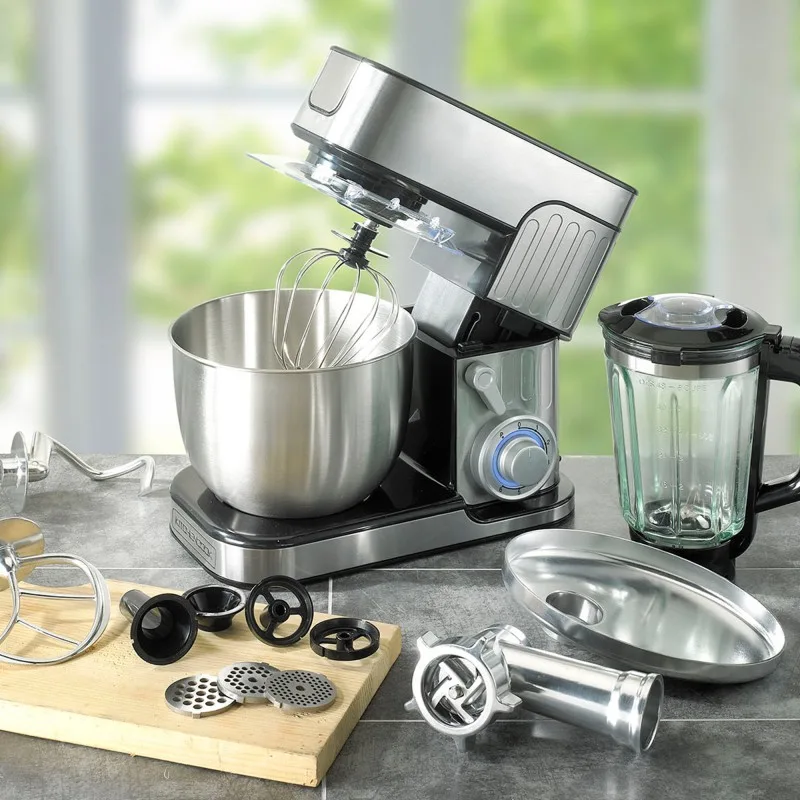 Kitchencook - Robot pâtissier ANTARA_PRO_INOX - 1300 W 5,5 L - Blender et hachoir - miniature 2 - Zenkaa