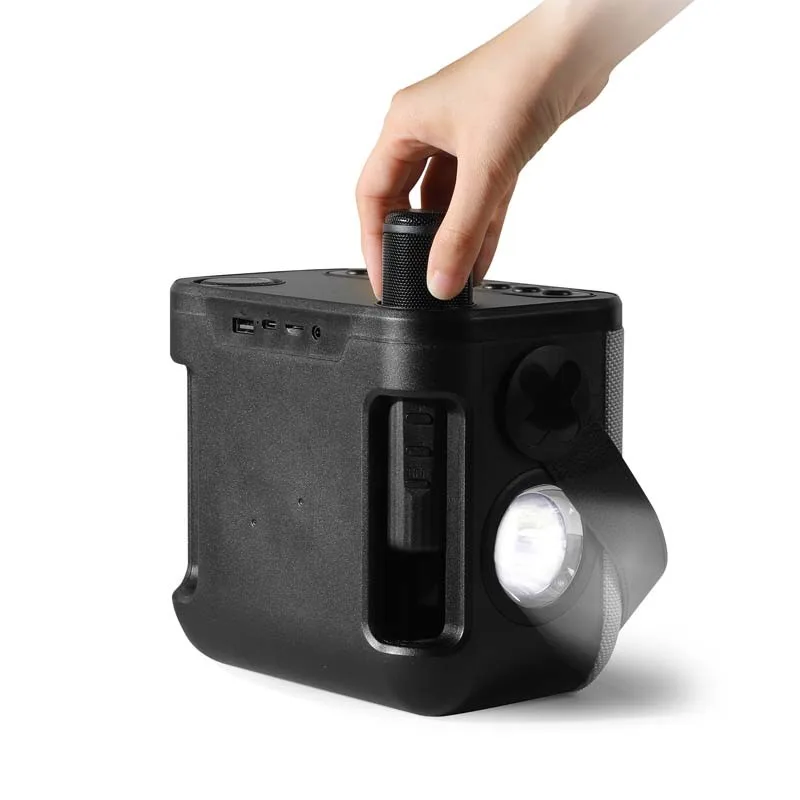 ENCEINTE KARAOKÉ DBE50 GREY DYNABASS - miniature 3 - Zenkaa