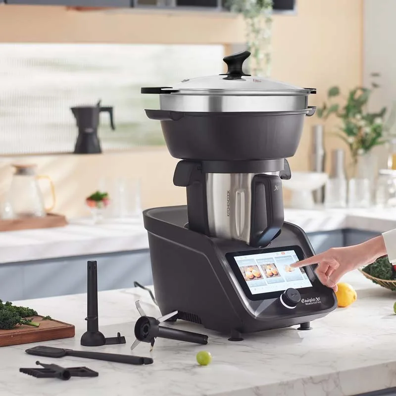 Robot cuiseur connecté 1200 recettes CUISIOXTCONNECT noir Kitchencook - Reconditionné - miniature 3 - Zenkaa