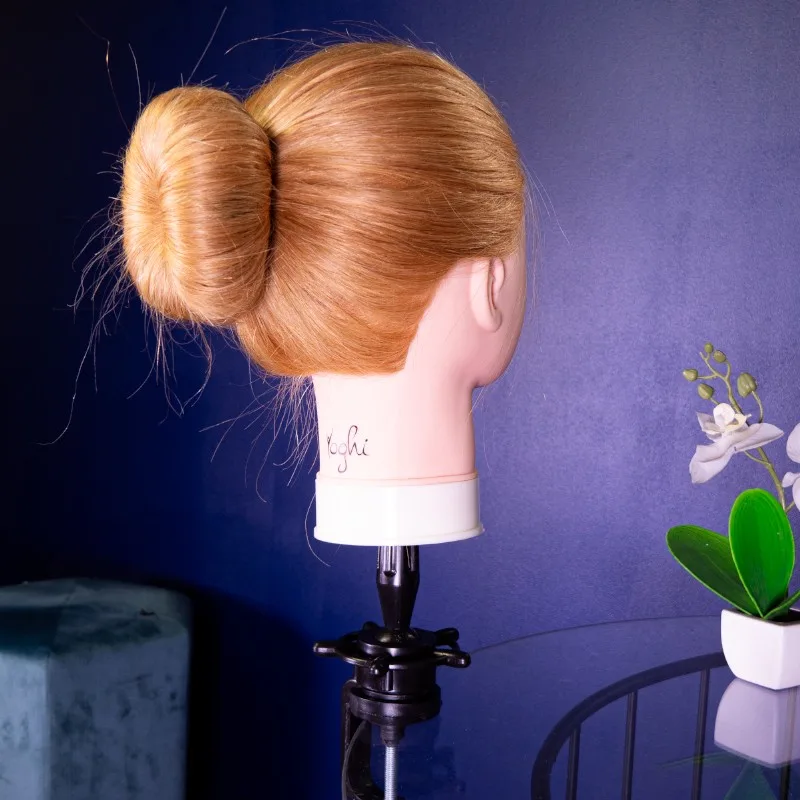Tête à coiffer avec chevelure naturelle HAIR DESIGN Yoghi - miniature 4 - Zenkaa