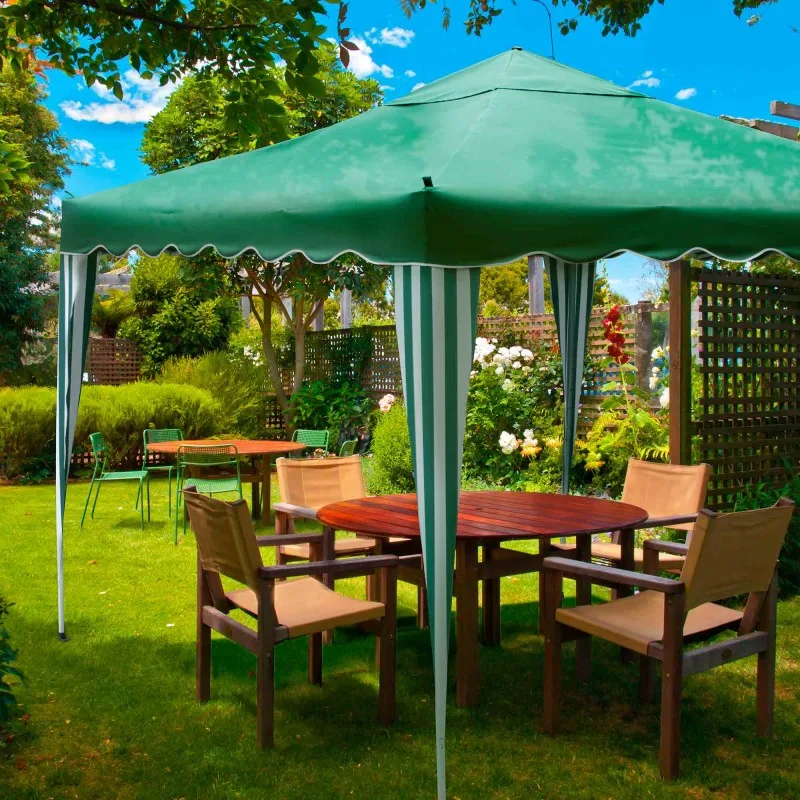 Tonnelle de jardin pliable 9m² en acier Harper - miniature 4 - Zenkaa