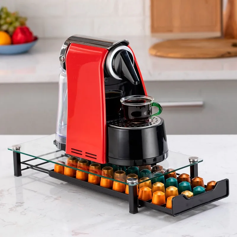 Range capsules X40 plateau En Verre TIR40_GLASS Kitchencook - miniature 3 - Zenkaa