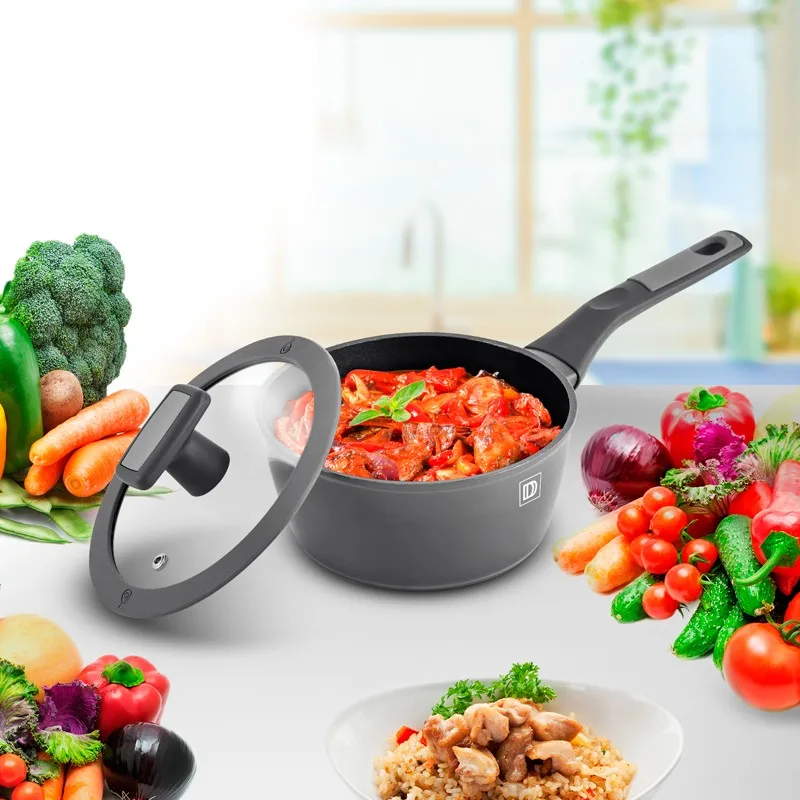 Casserole aluminium forgé anti adhésif 18cm TFI PLATINIUM Durand Dupont - miniature 2 - Zenkaa